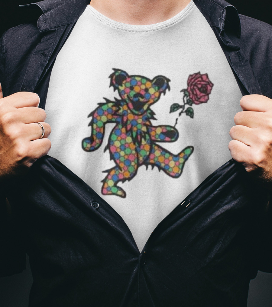 Wyco Vintage 1989 Grateful Dead Dancing Bear With Rose T-Shirt