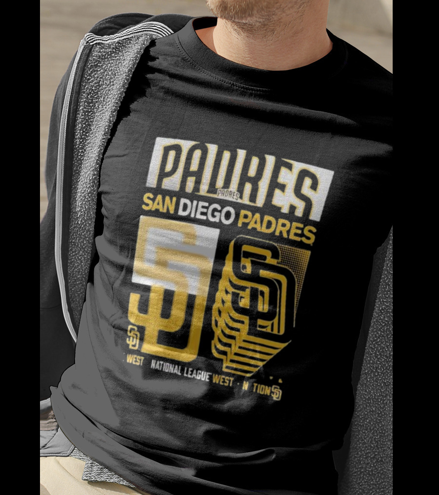 San Diego Padres West National League West Stack T-Shirt