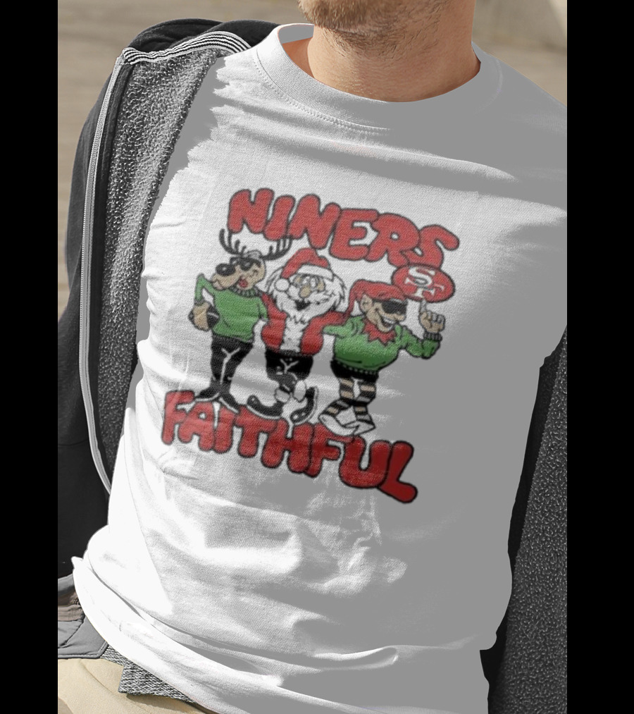 Niners Faithful San Francisco 49ers Homage Holiday Tri-blend T-Shirt