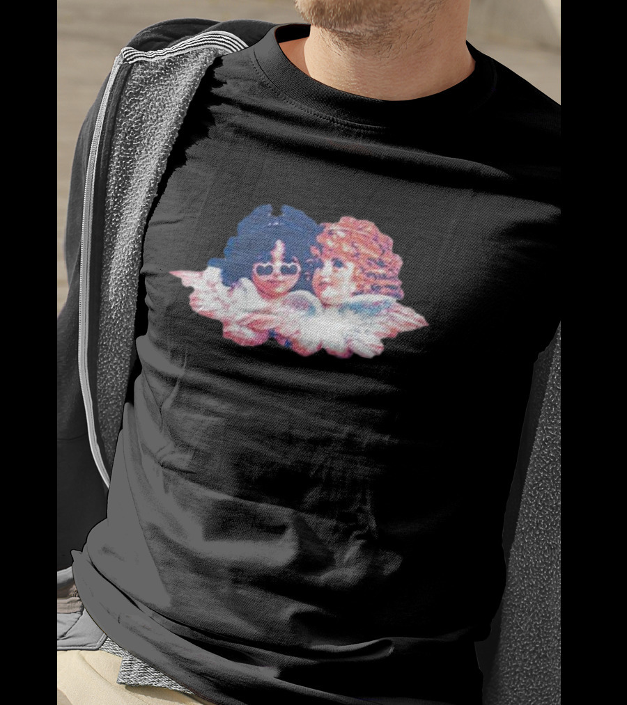 Heavenly Vintage Angel Duo Wings T-Shirt