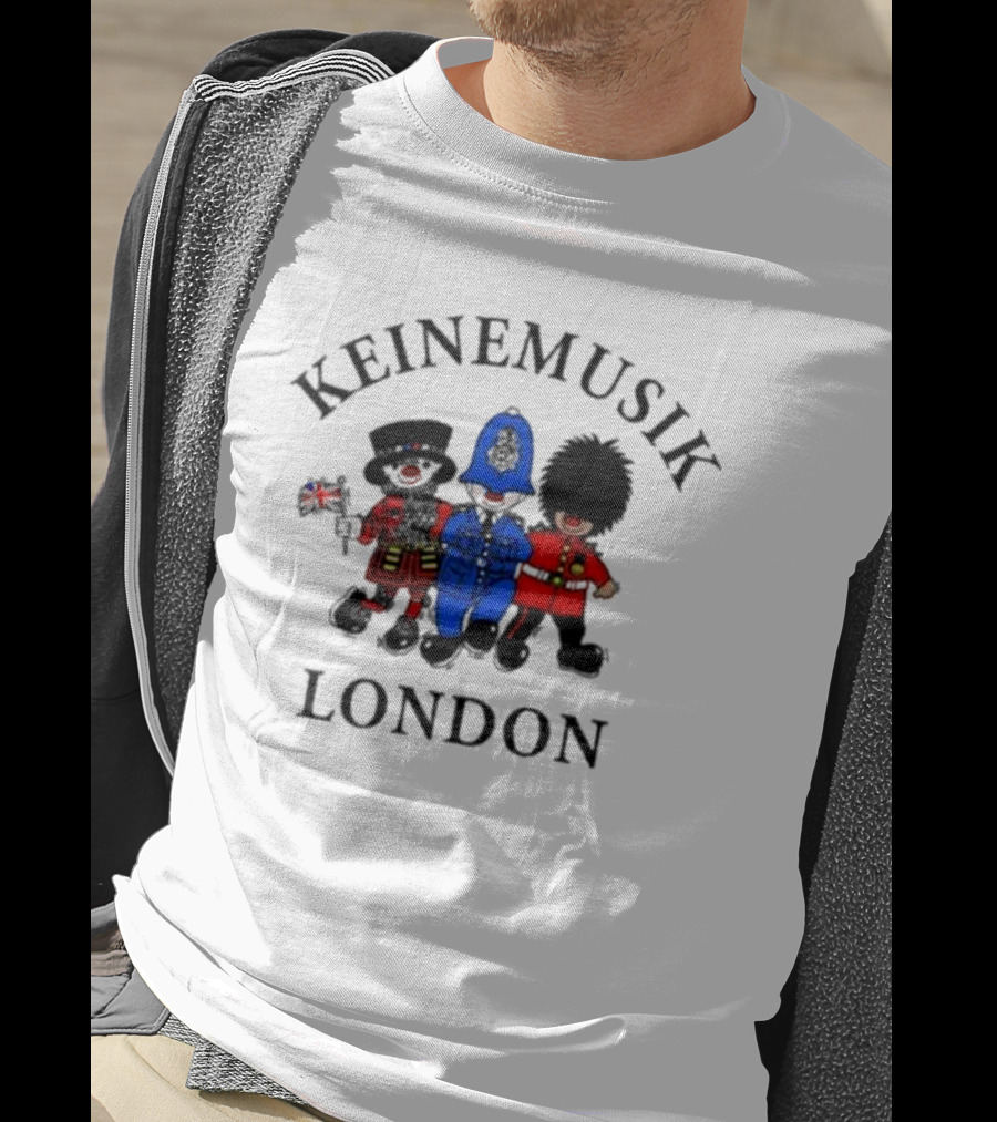 Keinemusik London Bone Soda British Guard Cartoon Characters T-Shirt