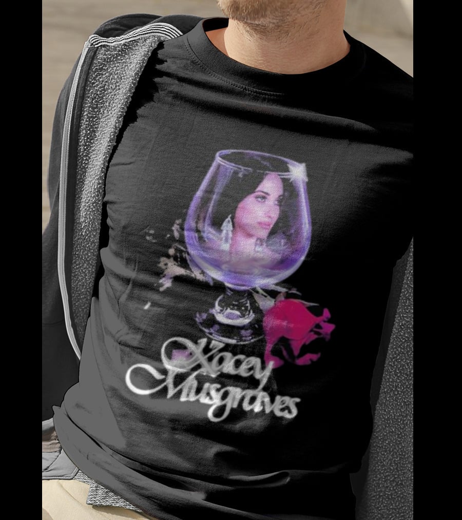 Kacey Musgraves Rose In Glass T-Shirt