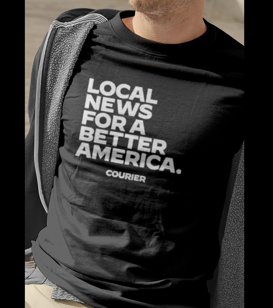 Local News For A Better America Courier T-Shirt
