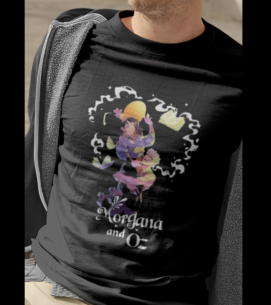 Morgana And Oz Floating Books Magic Adventures T-Shirt