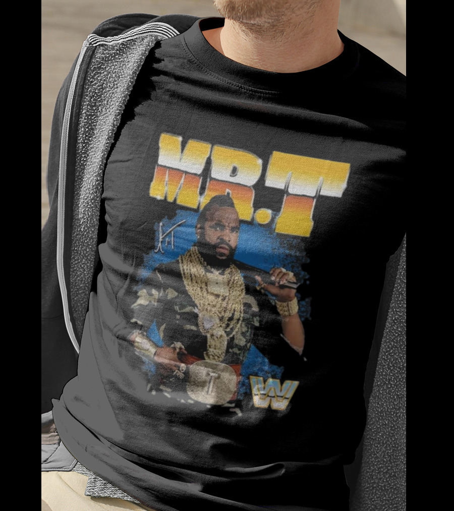 MR. T Signature Camouflage Chains Iconic T-Shirt