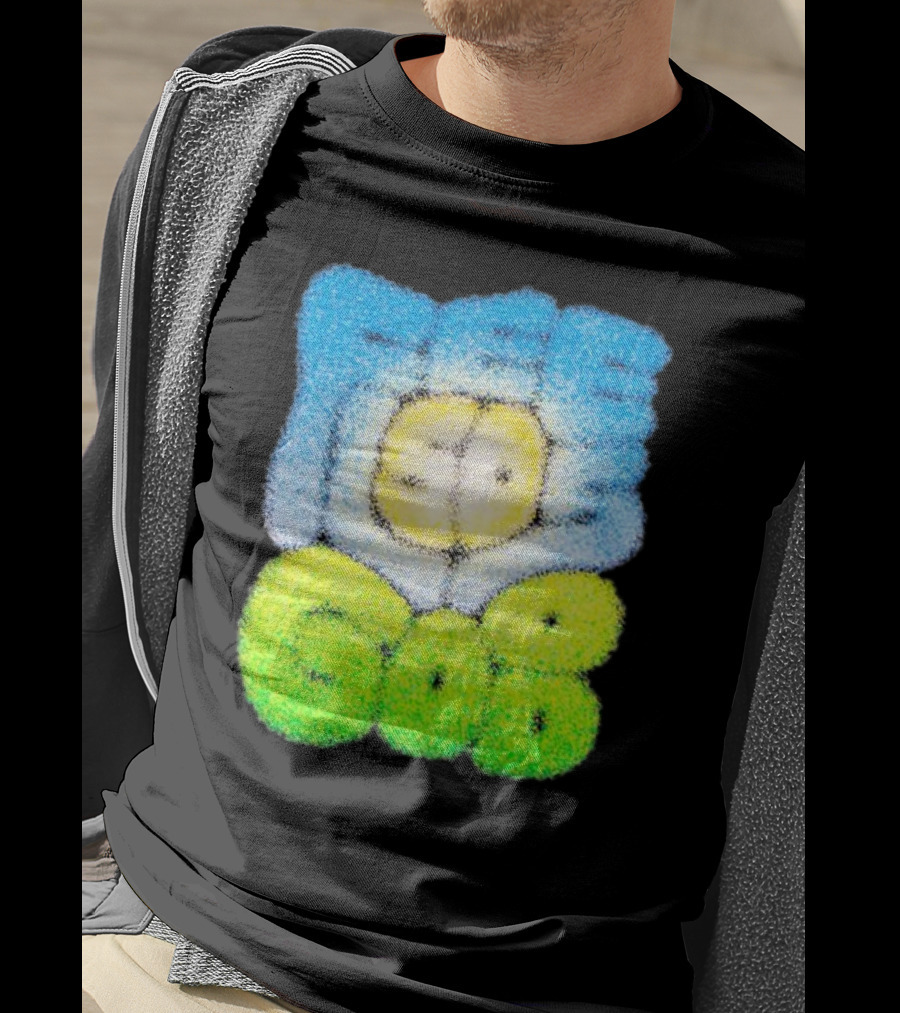 Nature Feels So Good Retro Bubble Text T-Shirt