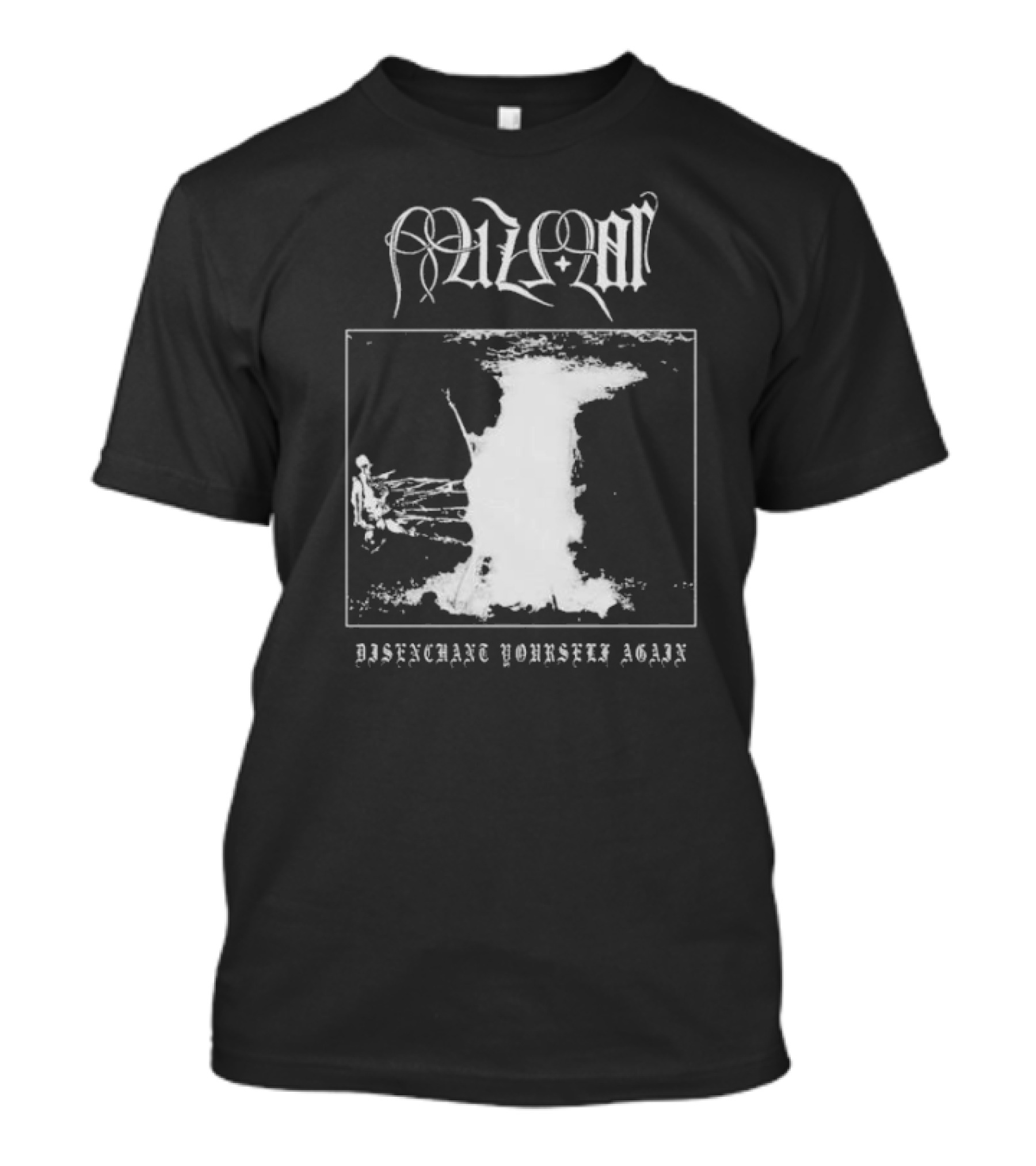 Mizmor Disenchanted Yourself Again Black And White Abstract T-Shirt