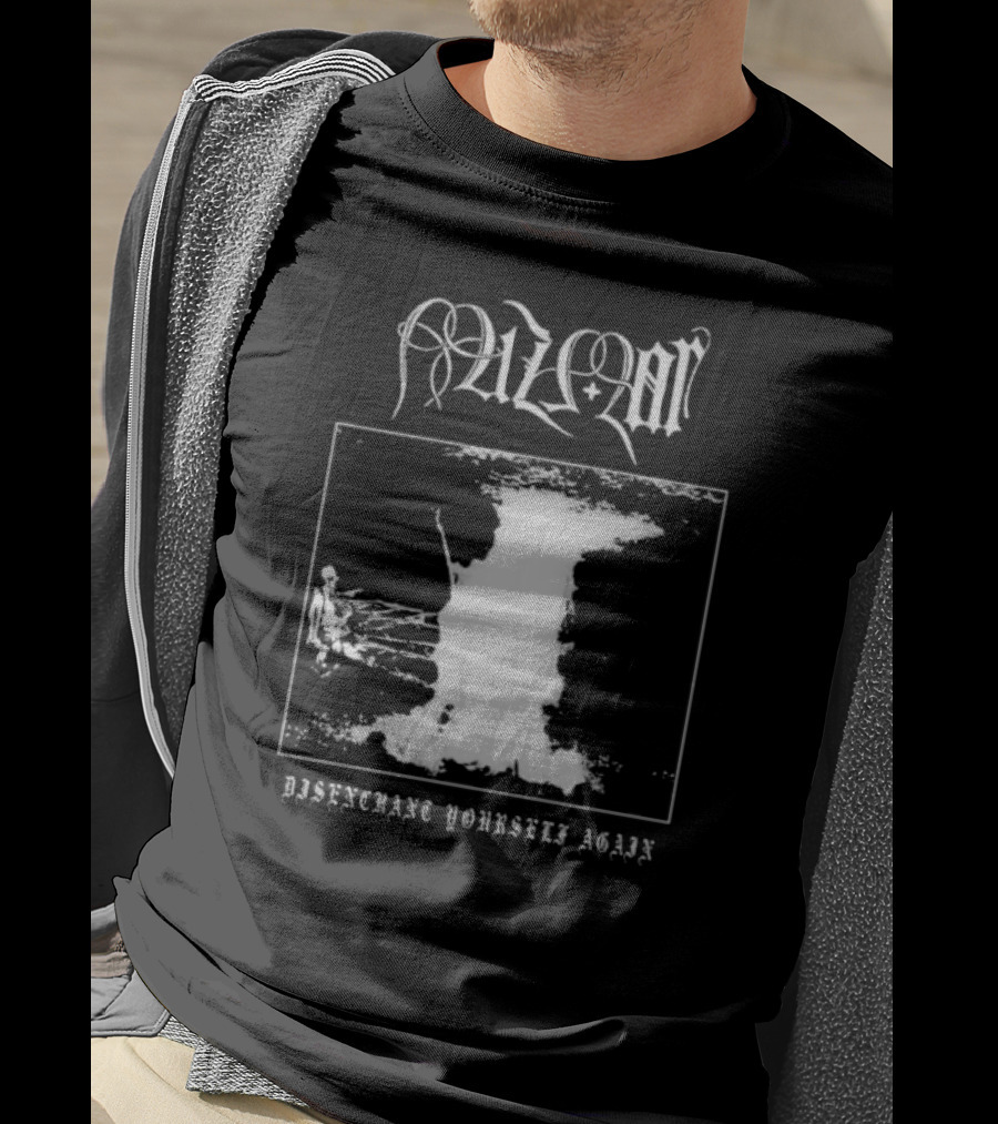 Mizmor Disenchanted Yourself Again Black And White Abstract T-Shirt