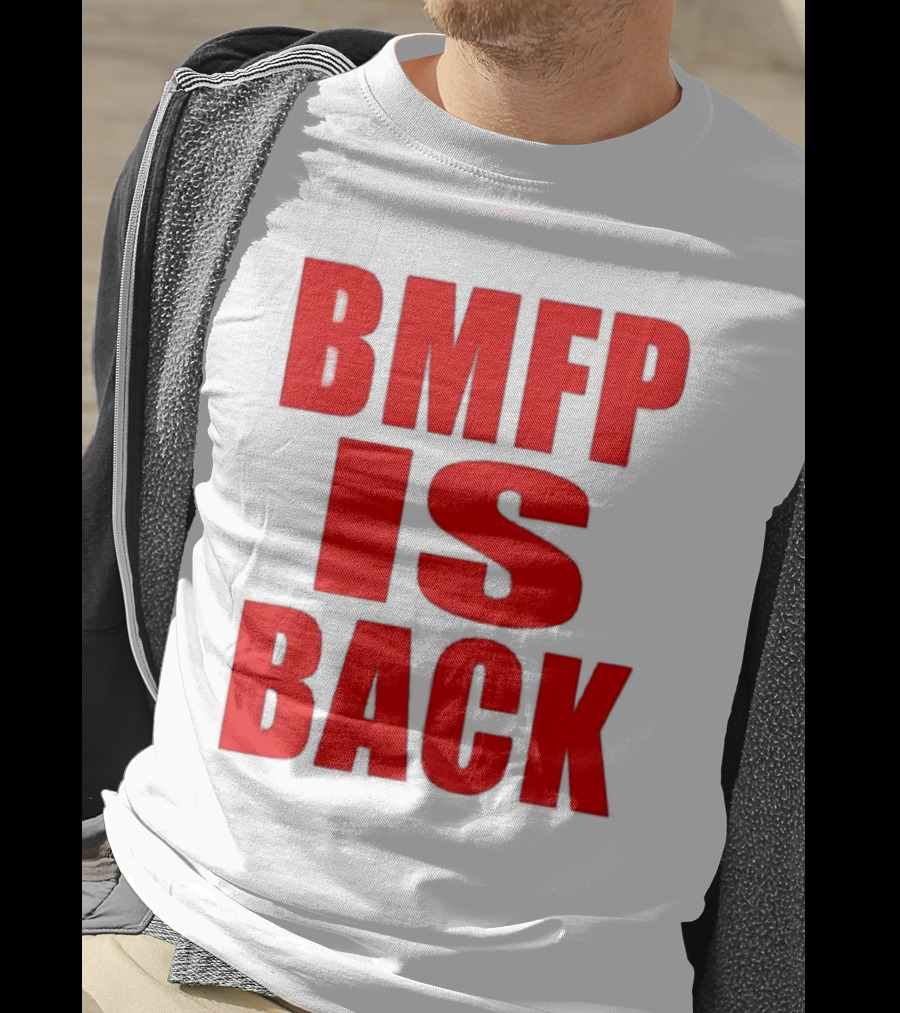 BMFP Is Back Bold Red Lettering T-Shirt