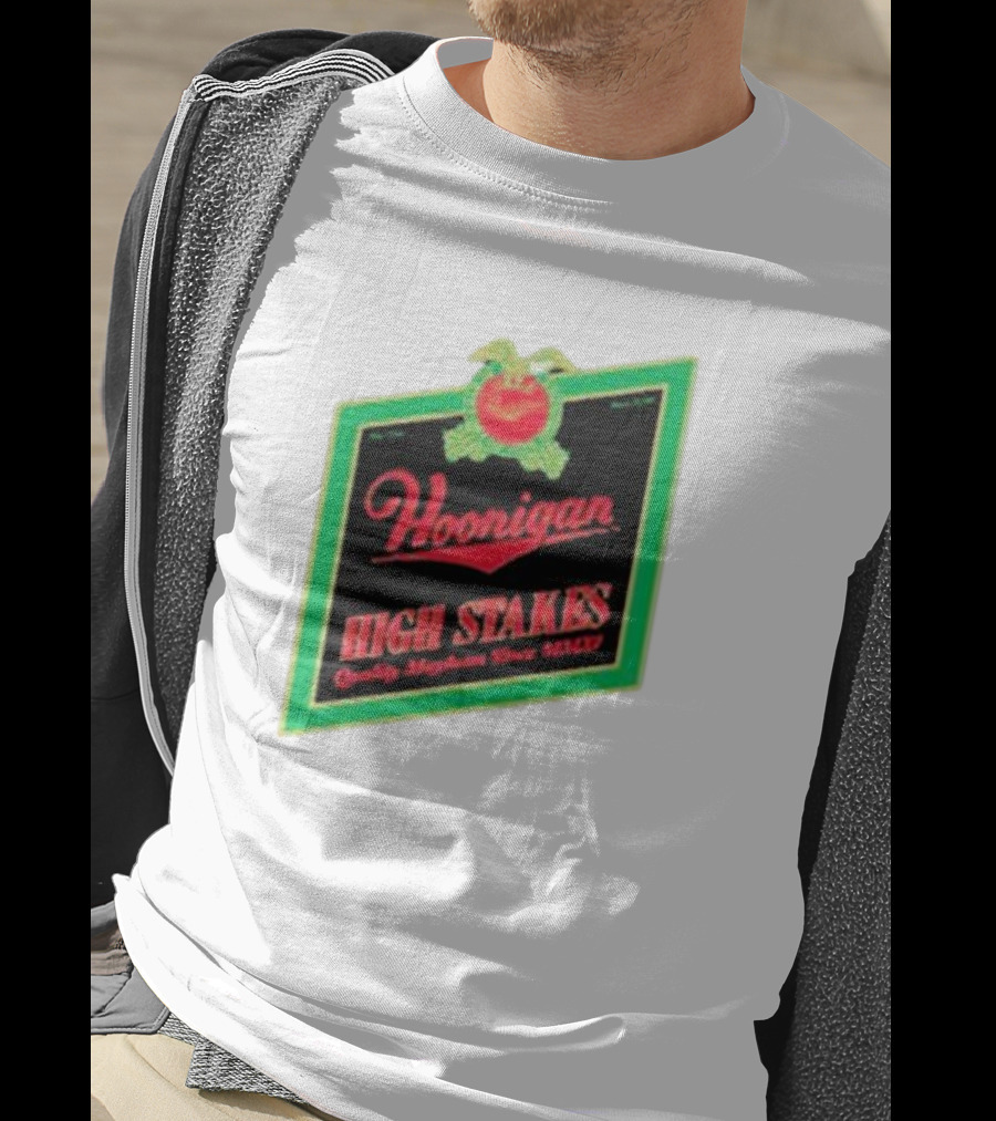 Hoonigan High Stakes Quality Mayhem Since MMXI Retro Apple Crate Label T-Shirt