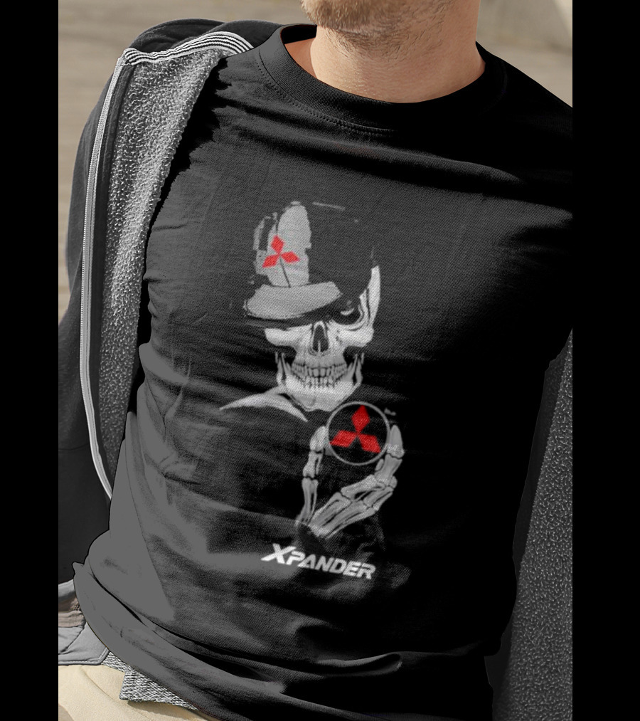 Xpander Skeleton Mitsubishi Logo Cap T-Shirt