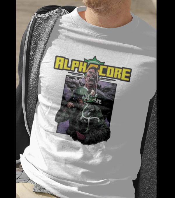 Alphacore Rippaverse Campaign Comic Characters Action Scene T-Shirt