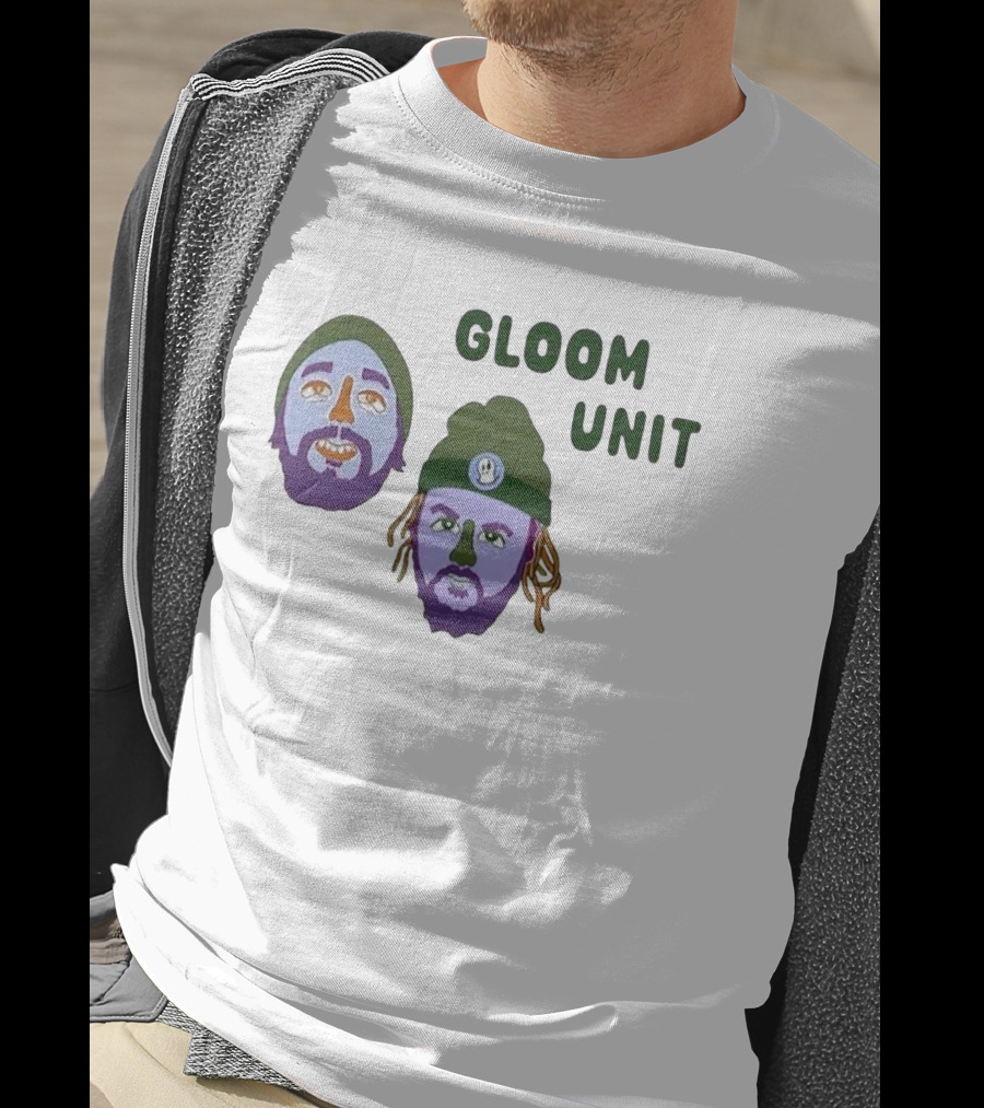 Hell’s Boomin Gloom Unit Purple Faces Green Beanies T-Shirt