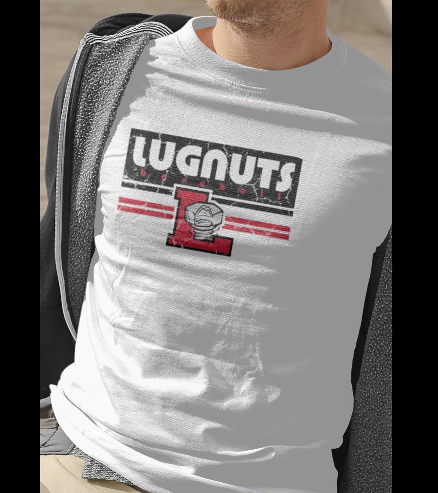 Lugnuts Baseball Red Letter L Emblem T-Shirt
