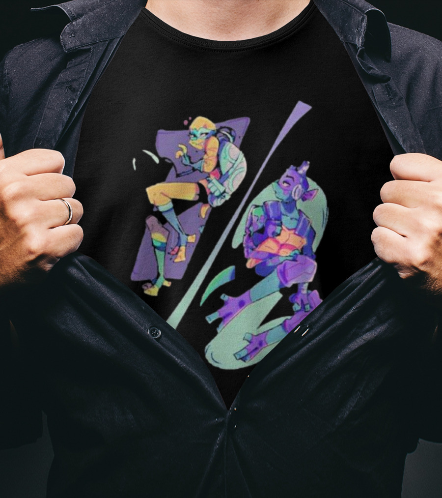 TMNT Last Ronin Leo And Don Alternate Universe Duo T-Shirt