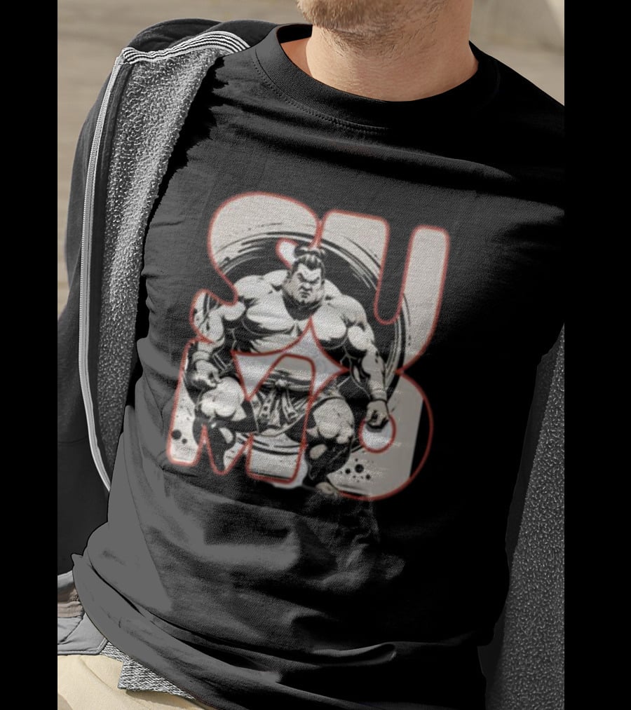 Sumo Warrior Power Bold Stance Mastery T-Shirt