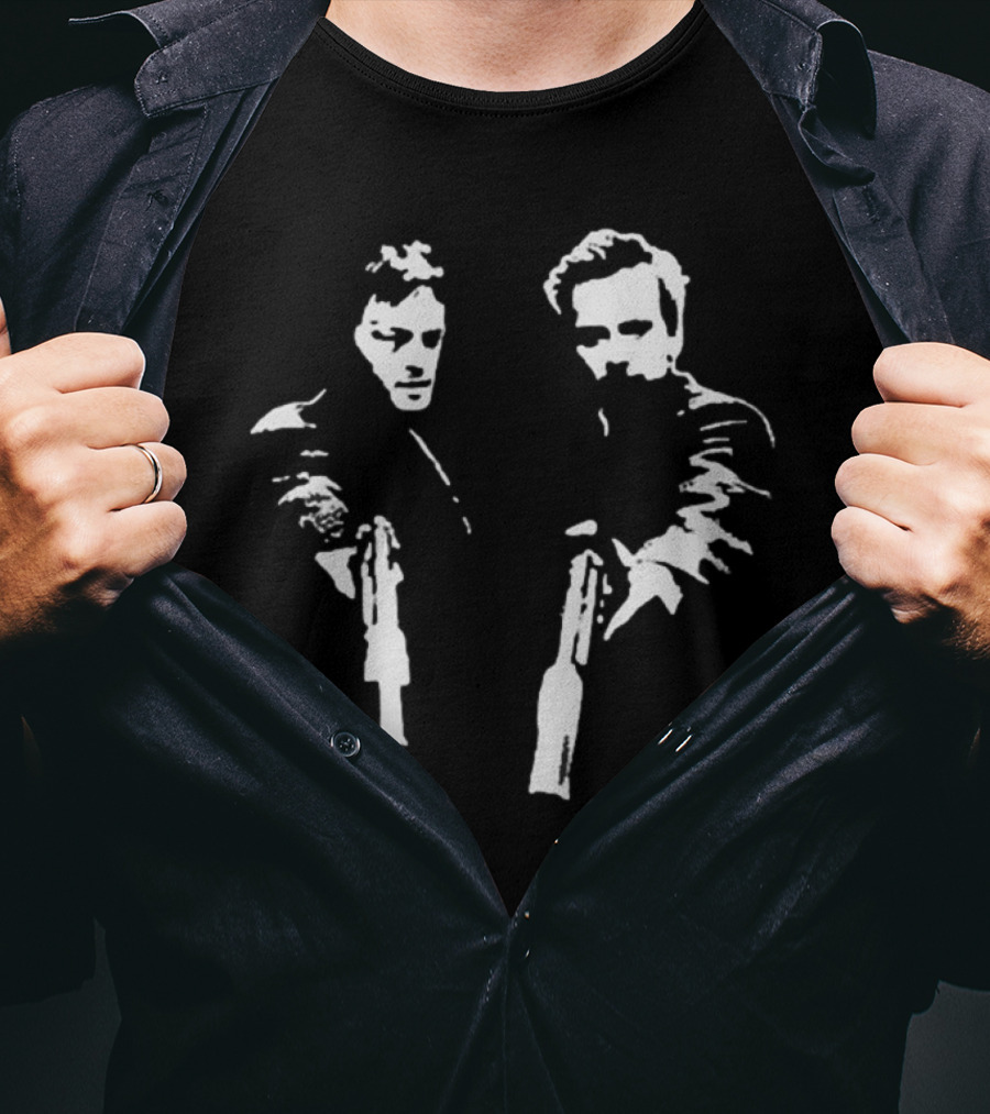Boondock Saints Brothers With Guns Iconic T-Shirt