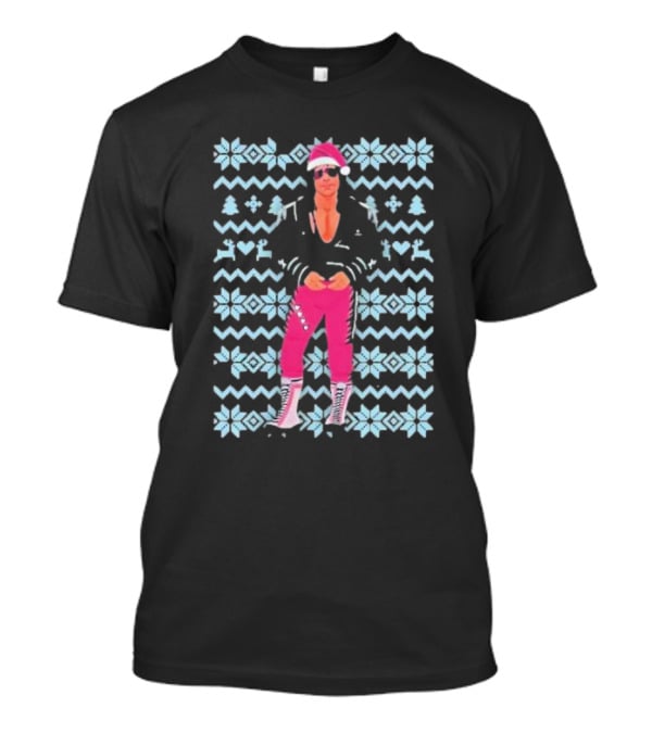 Macho Man Wrestling Ugly Christmas T-Shirt