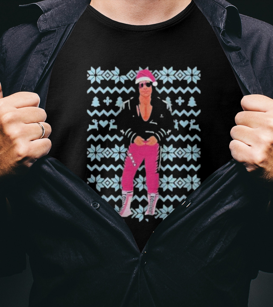 Macho Man Wrestling Ugly Christmas T-Shirt
