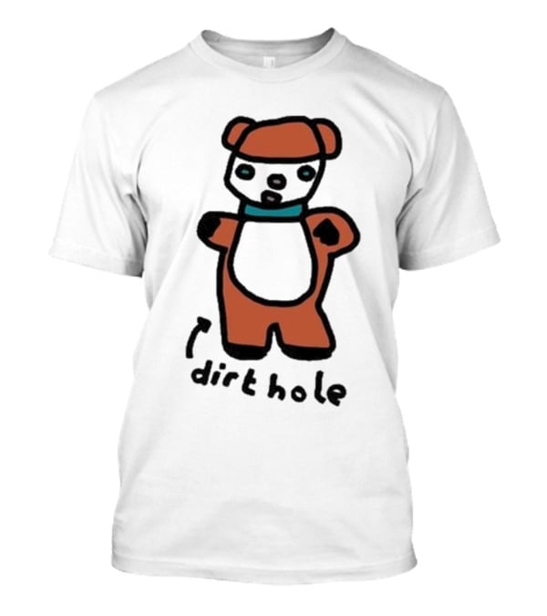 Zoebread Dirthole Bear Drawing T-Shirt