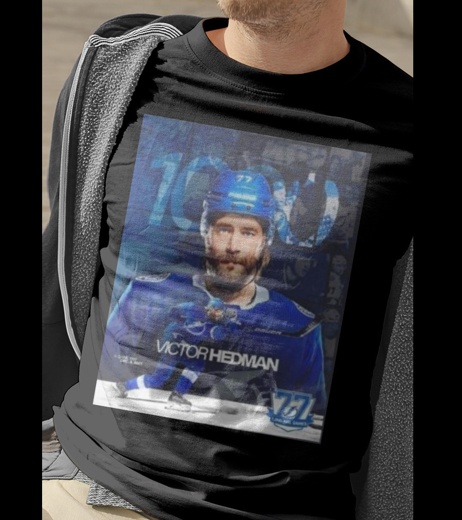 Victor Hedman 1000 NHL Games Milestone T-Shirt