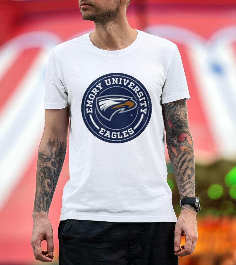 Emory University Eagles Circle Emblem T-Shirt