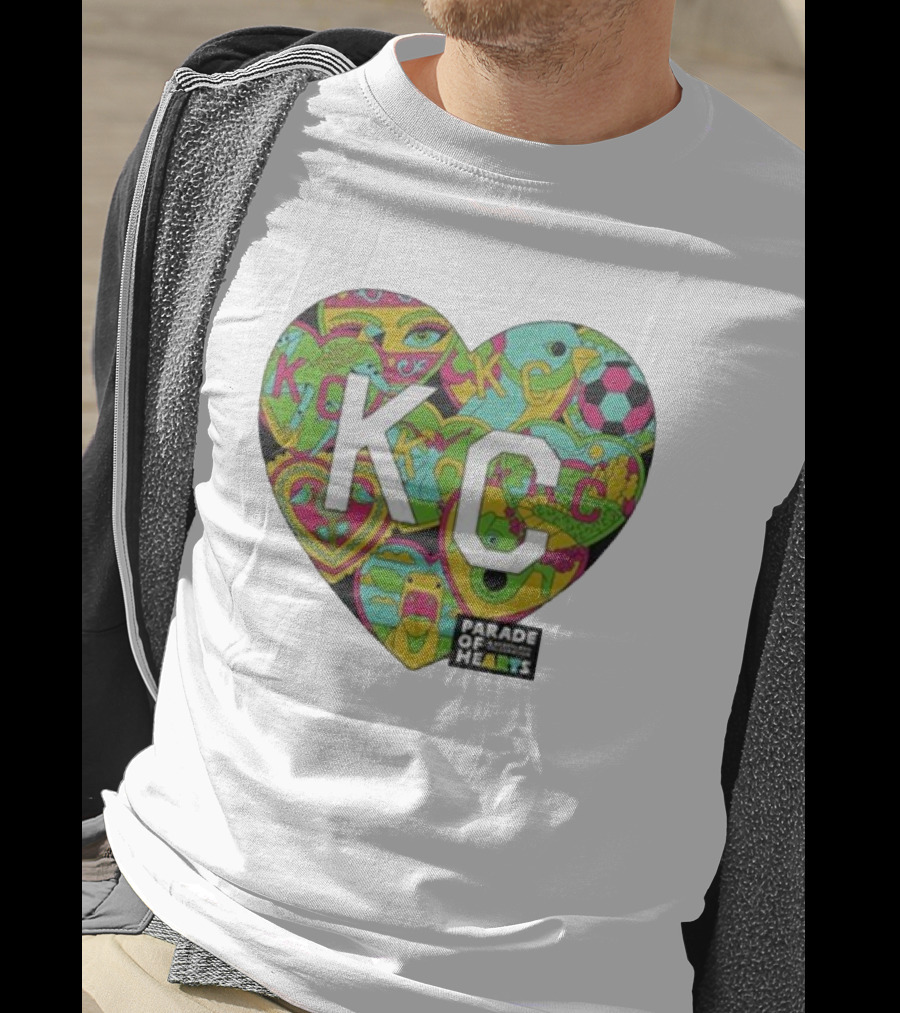 KC Heart Parade Of Hearts Multicolor T-Shirt