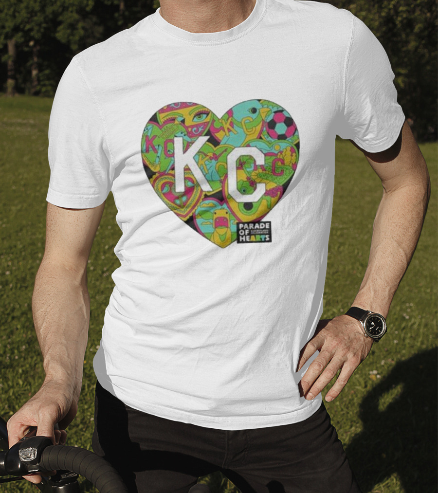 KC Heart Parade Of Hearts Multicolor T-Shirt