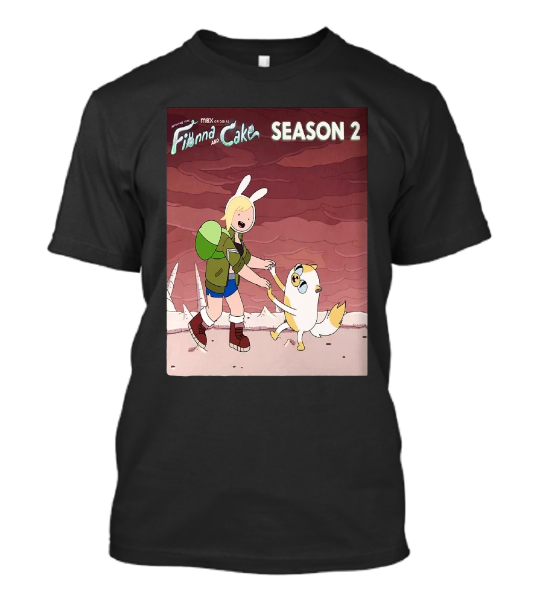 Max Original Adventure Time Fionna And Cake Season 2 T-Shirt