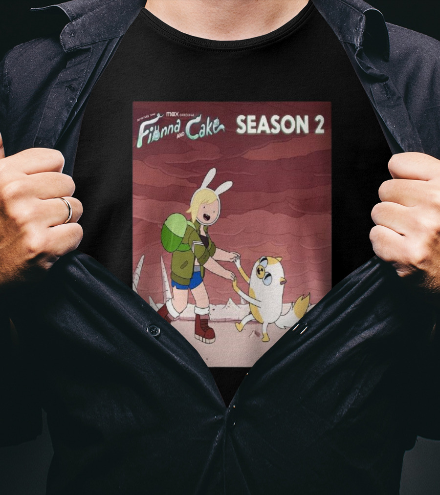 Max Original Adventure Time Fionna And Cake Season 2 T-Shirt