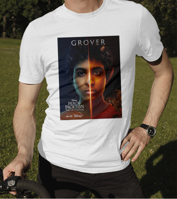 Grover Aryan Simhadri Percy Jackson And The Olympians Disney Plus Series Release December 20 T-Shirt