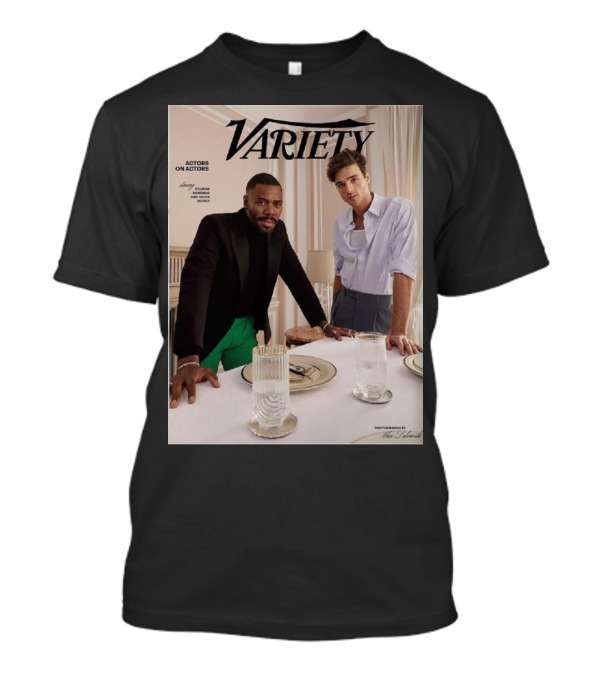Variety Magazine Cover Featuring Colman Domingo And Jacob Elordi For Actors On Actors Series T-Shirt