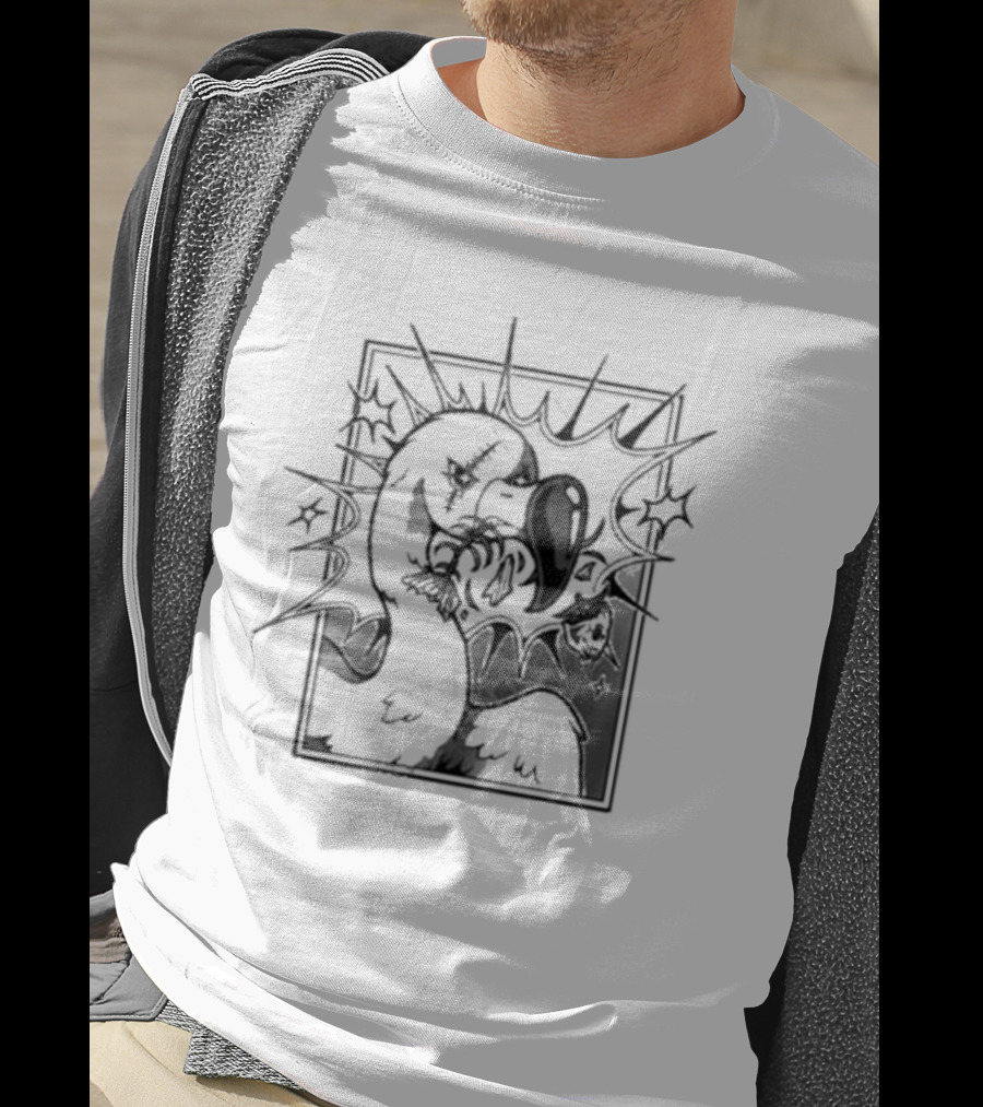 Flim Flam Ff Fishbone Flamingo Retro Cartoon T-Shirt