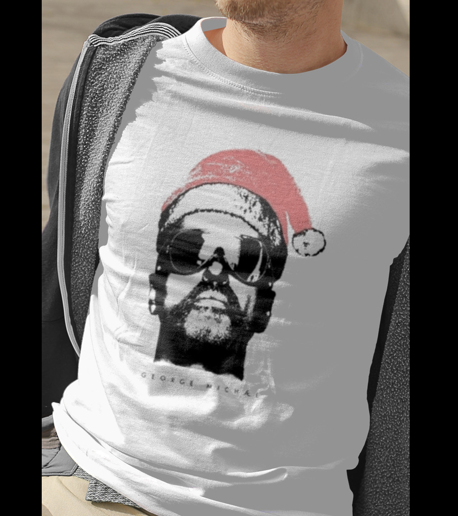 George Michael Santa Hat Christmas T-Shirt