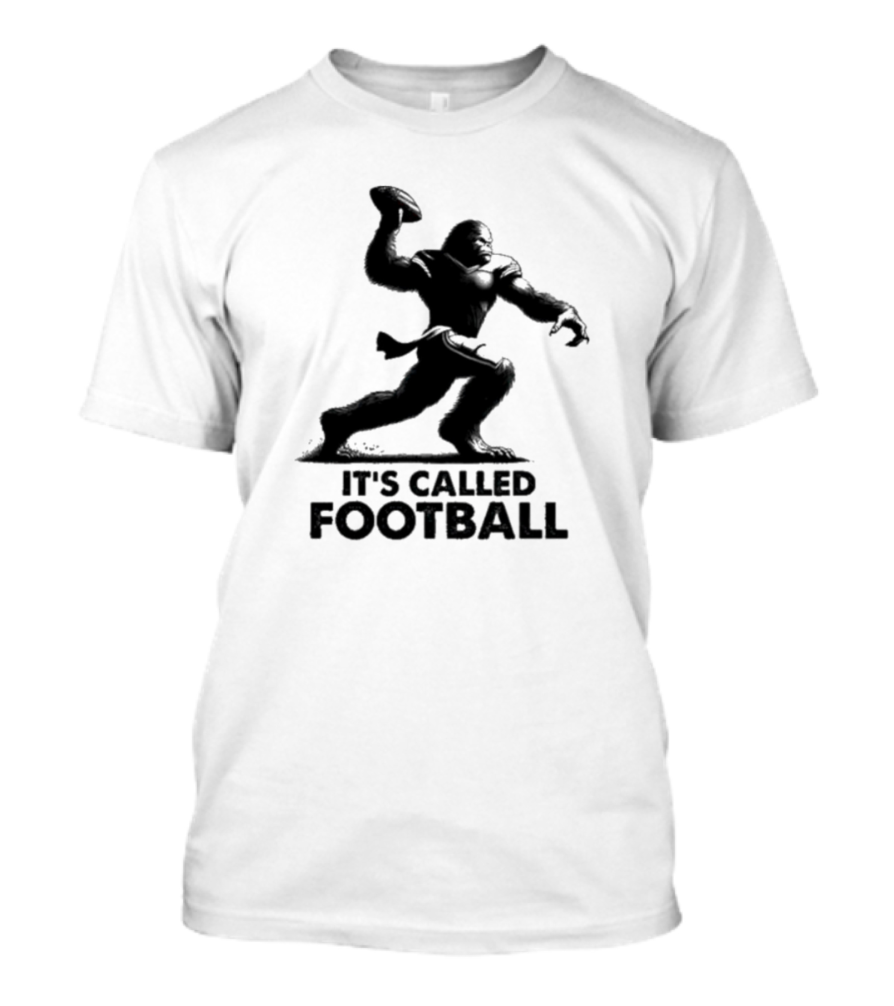 Gorilla Playing Football It's Called Football American T-Shirt