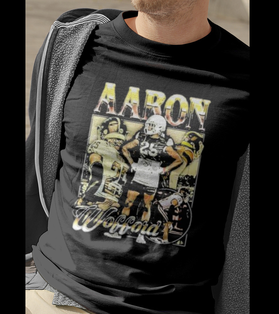 Aaron Wofford Vintage Lightweight Football Player Graphics T-Shirt