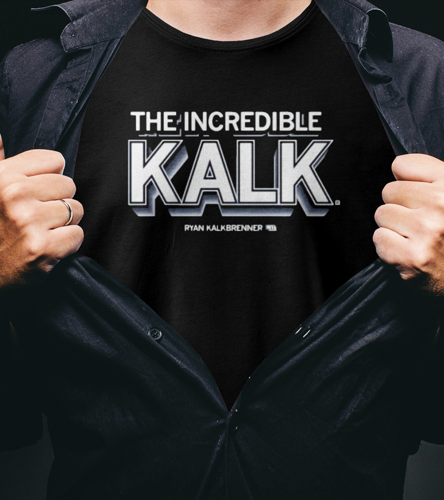 The Incredible Kalk Ryan Kalkbrenner Superhero T-Shirt