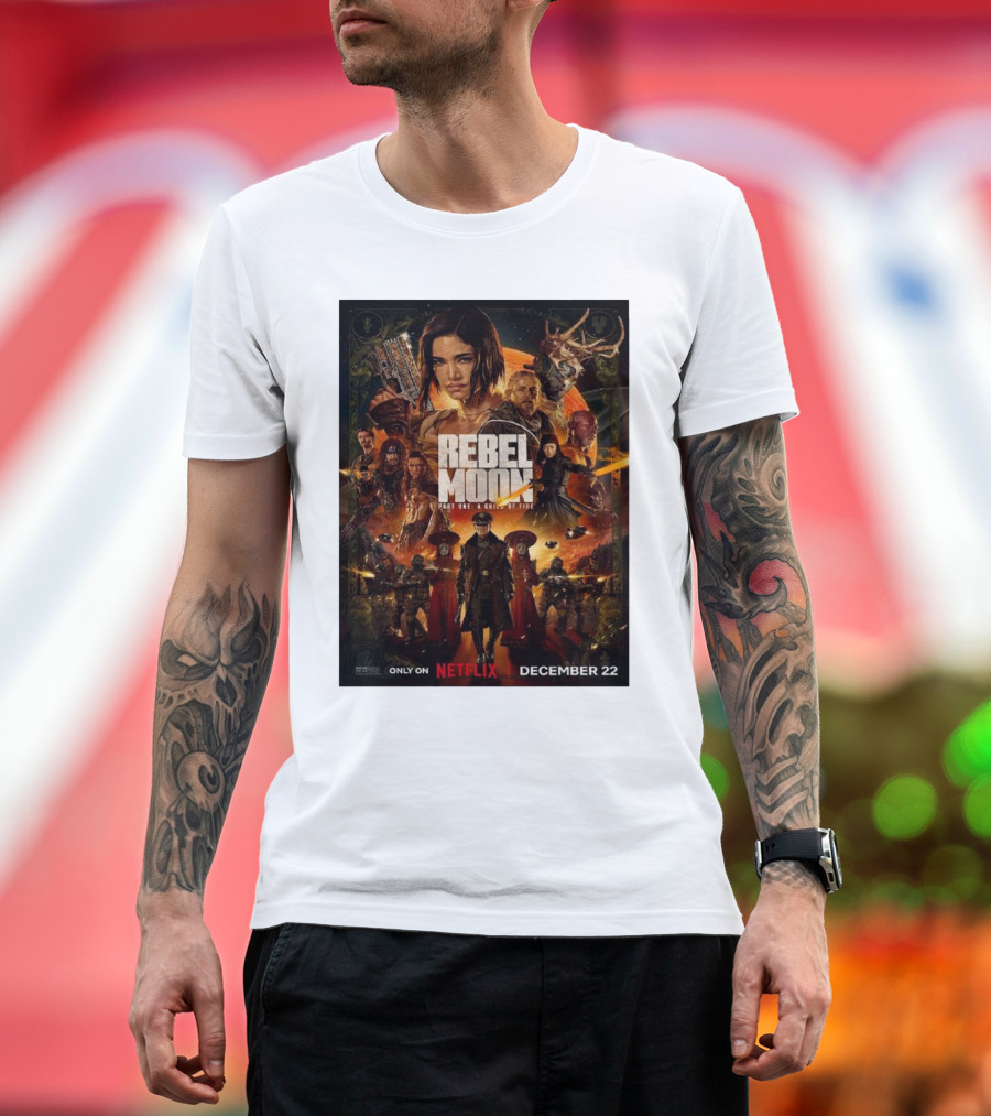 Rebel Moon Part One A Child Of Fire Only On Netflix December 22 T-Shirt
