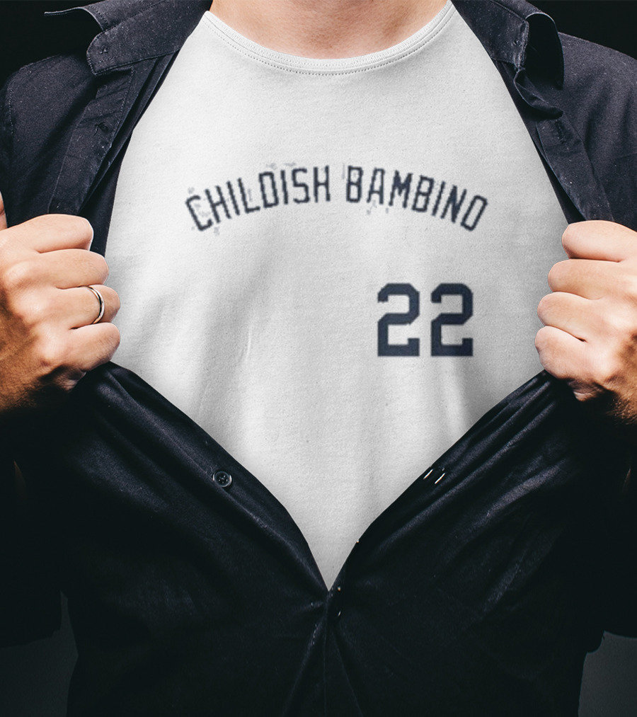 Childish Bambino 22 Comfort Colors Baseball T-Shirt