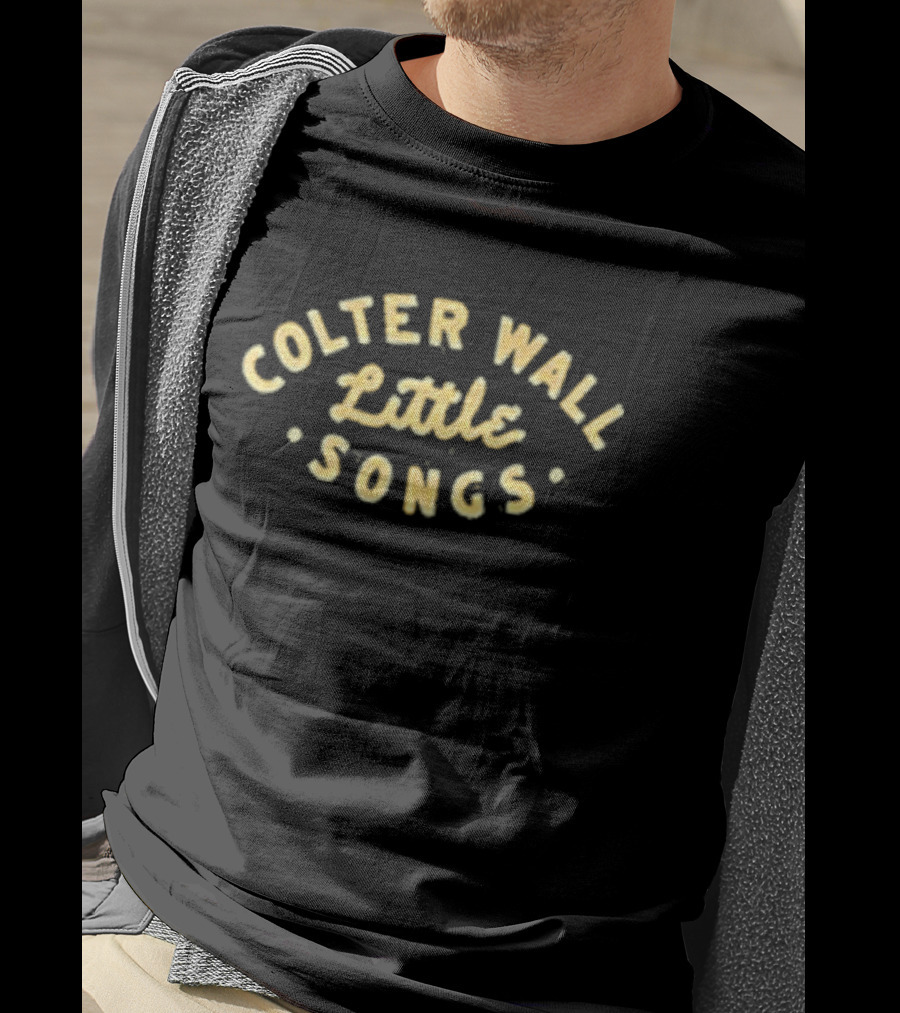 Colter Wall Little Songs Vintage Look Minimalist T-Shirt