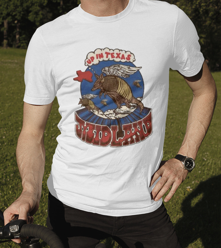 Midland Winged Armadillo Up In Texas T-Shirt