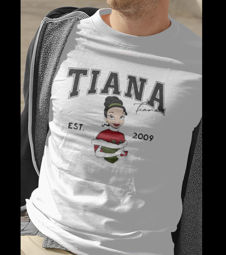 TIANA Fiana Est. 2009 Cartoon Character T-Shirt