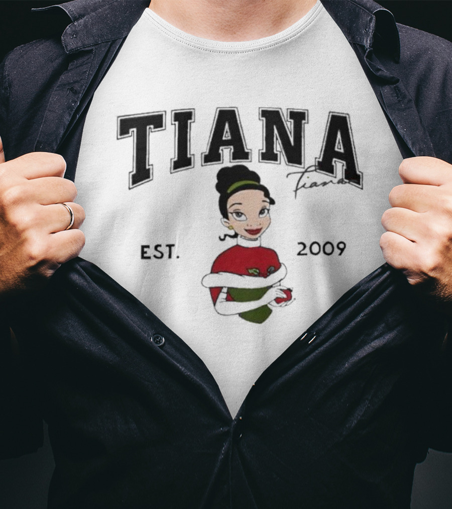 TIANA Fiana Est. 2009 Cartoon Character T-Shirt