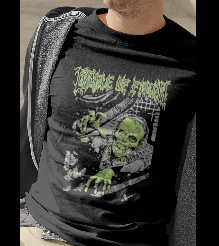 Cradle Of Filth Zombie Breaking Through Wall T-Shirt