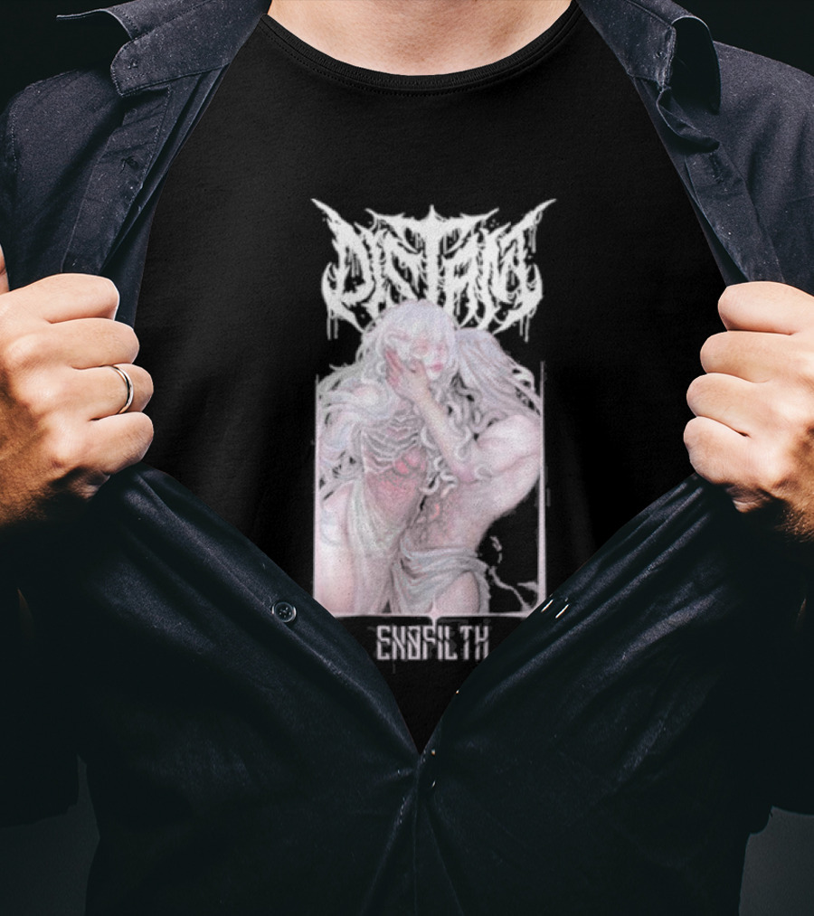 DISTANT EXOFILTH Mythical Creature Aesthetic T-Shirt