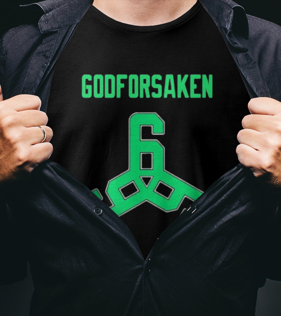 GODFORSAKEN 6 Triangular Symbol Basketball Jersey T-Shirt