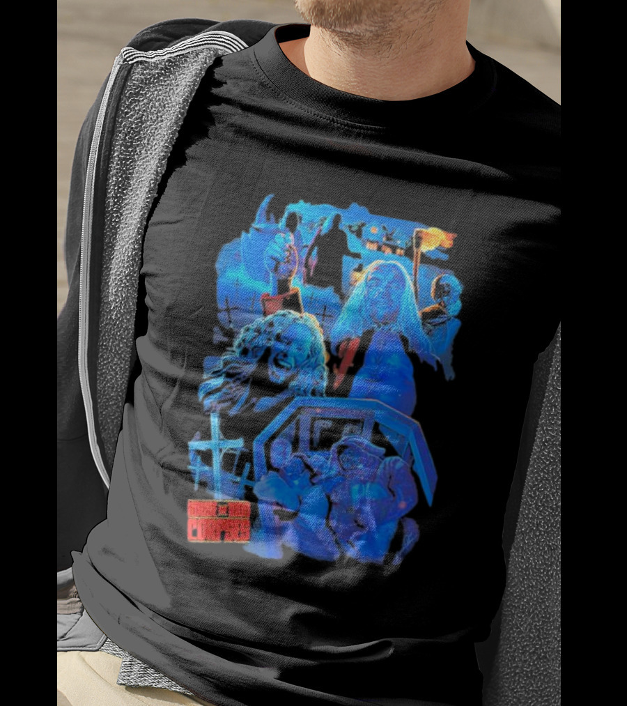 House Of 1000 Corpses Horror Villains And Terrifying Scenes Montage T-Shirt