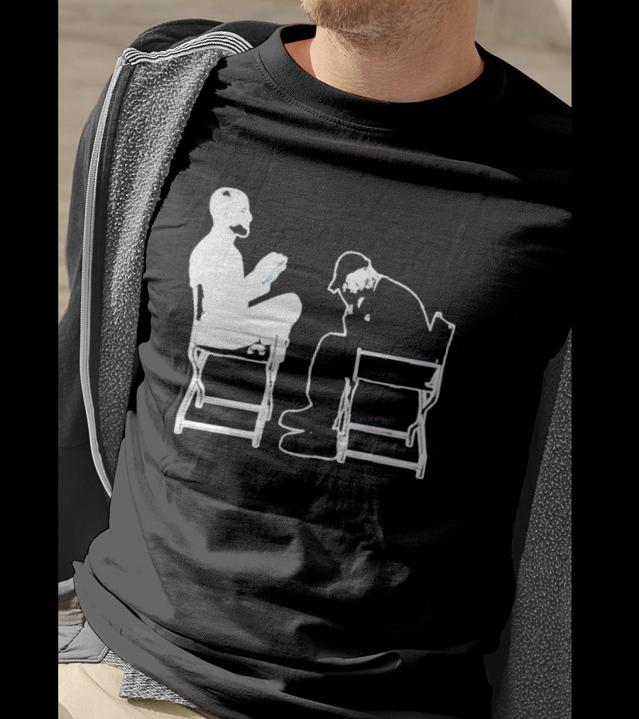 Mansionz Chairs White Outline T-Shirt