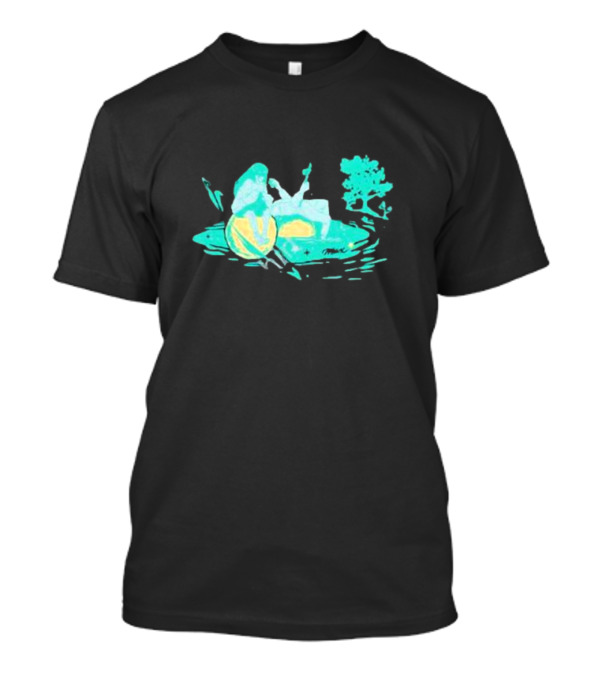 Max Strings Pastel Landscape And Tree T-Shirt