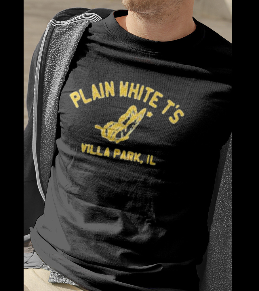Plain White T’s Villa Park IL Yellow Butterfly T-Shirt